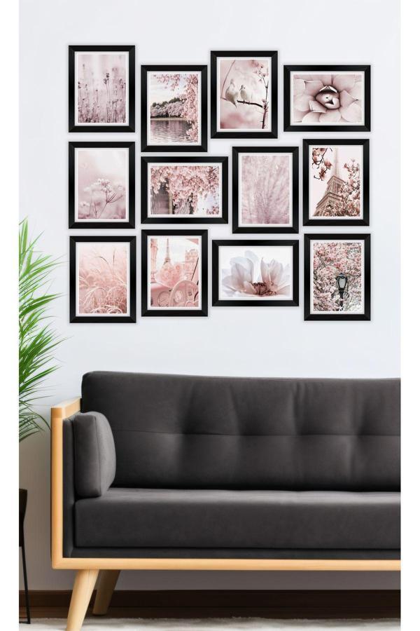 Artavessa 12 Parça Çerçeve Görünümlü Mdf Tablo Seti - Image 1