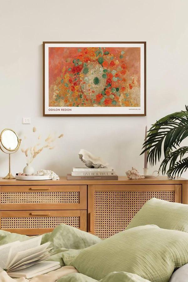 Artavessa Tek Parça Kahverengi Gerçek Ahşap Çerçeveli Tablo Seti - Model 41 - Image 1