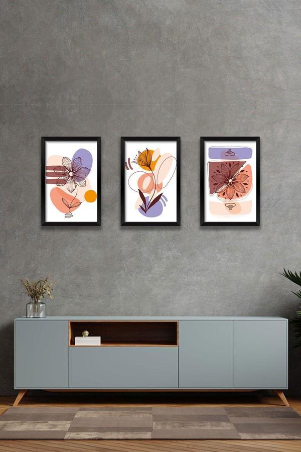 Artavessa 3 Parça Çerçeve Görünümlü Mdf Tablo Seti - Image 1
