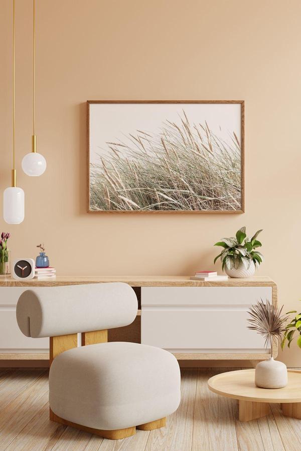Artavessa Tek Parça Kahverengi Gerçek Ahşap Çerçeveli Tablo Seti - Model 20 - Image 1