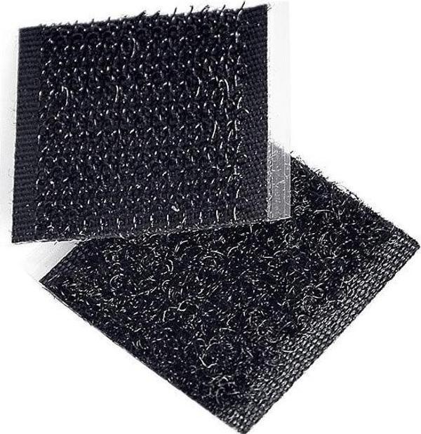 Aso Medya 2x2 cm 1000 adet Siyah Kare Kesim Cırt Bant, Arkası Yapışkanlı - Image 1