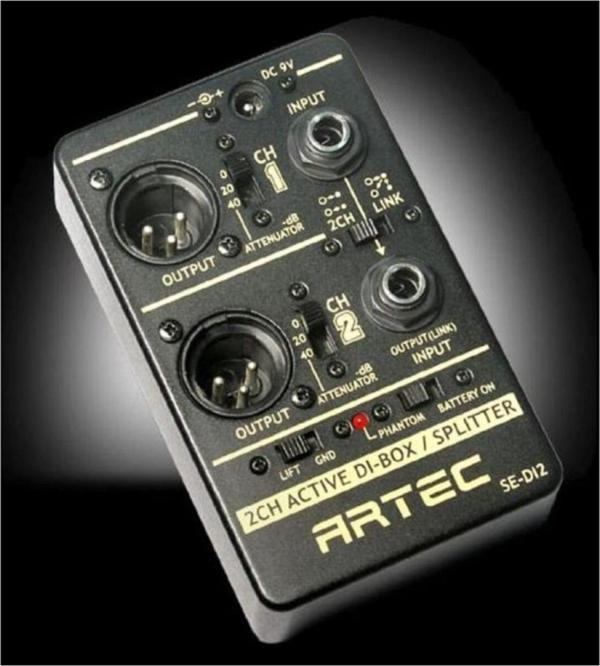 ARTEC Se-dı2 Model 2 Kanal Aktif D Box Premap Pedalı - Image 1