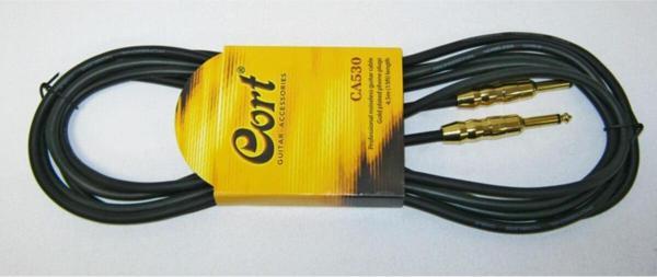CORT Ca530 Bk Gitar Kablo Gürültüsüz 4,5m - Image 1