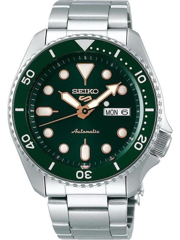 Seiko 5 Sports SKX SRPD63K Çelik Kordon Koyu Yeşil Erkek Kol Saati - Image 1
