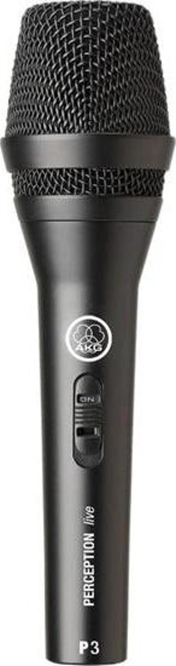 Akg P3S Dinamik Vokal ve Enstrüman Mikrofonu - Siyah - Image 1