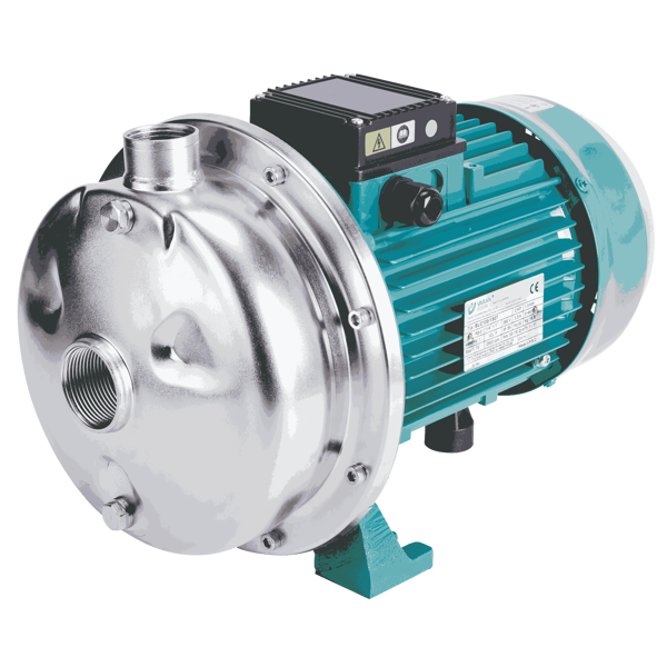 Varan BLC 120/185T Tek Kademe Paslanmaz Santrifüj Pompa 2.5 HP / 1.85 kW, Trifaze 380 V (AISI 316) - Image 1