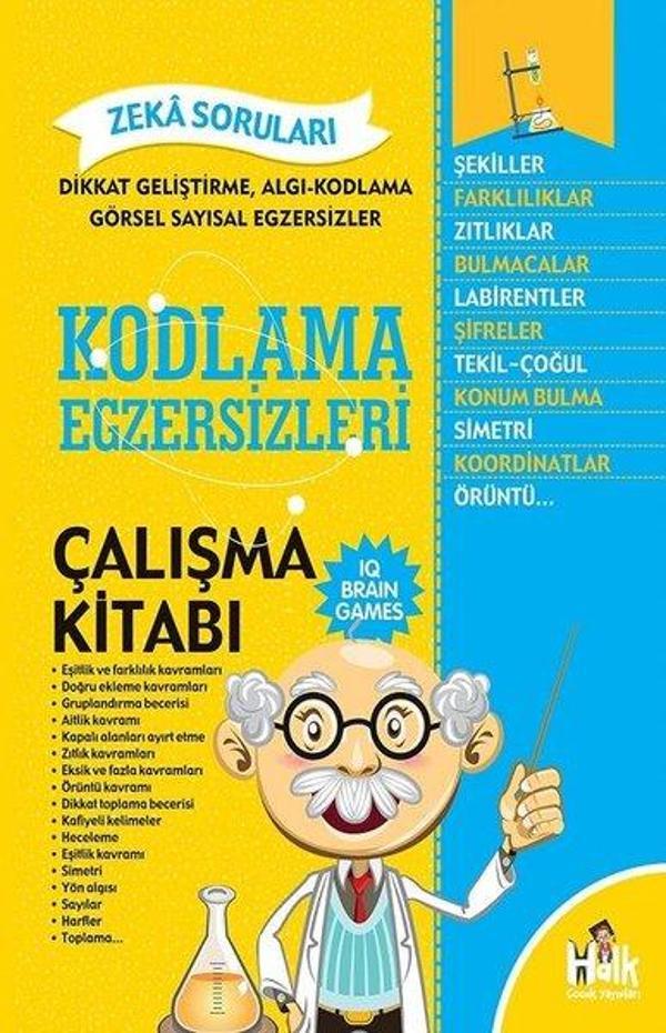Kodlama Egzersizleri Çalışma Kitabı - Halk Kitabevi Yayınevi - Image 1