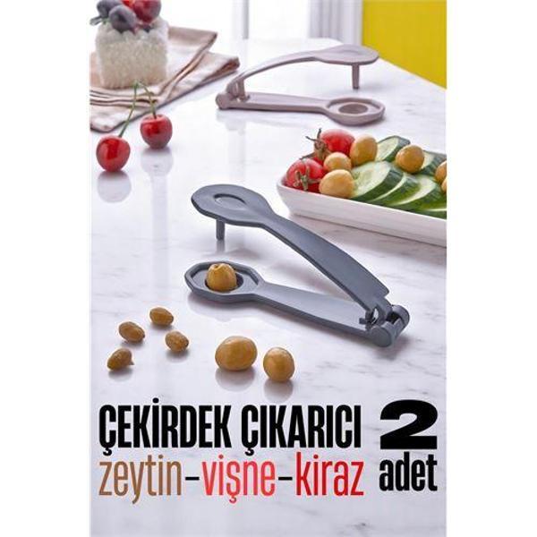 Çekirdek Çıkarıcı - Kiraz Çekirdek Çıkarıcı Zeytin Çekirdek Çıkarıcı 2 adet - Image 1