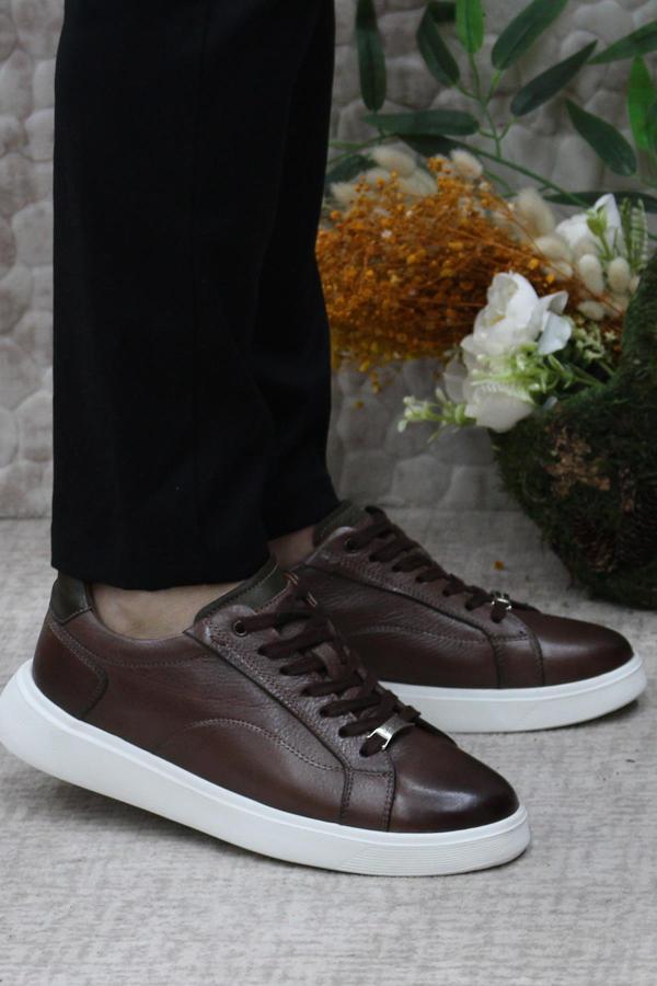 Pierre Cardin 63574 Kahve Orijinal Ürün İç Ve Dış Hakiki Deri Erkek Ayakkabı - Image 1