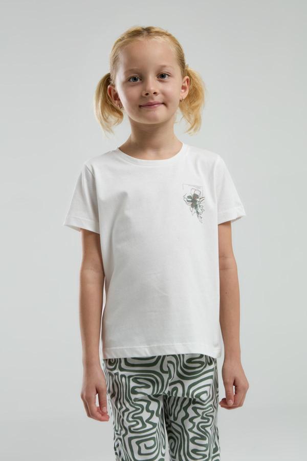 Toontoy Kız Çocuk Göğsü Baskılı Pijama Takım - Image 1
