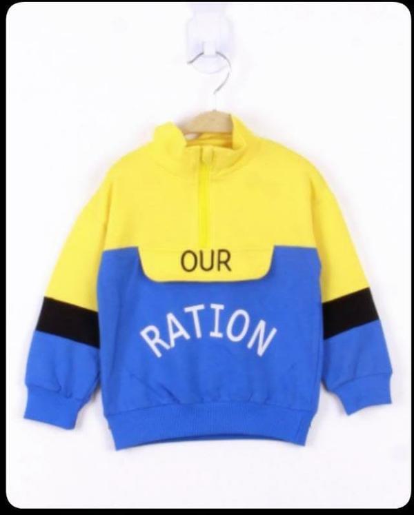 Toontoy Erkek Çocuk Ration Baskılı Sweatshirt - Image 1