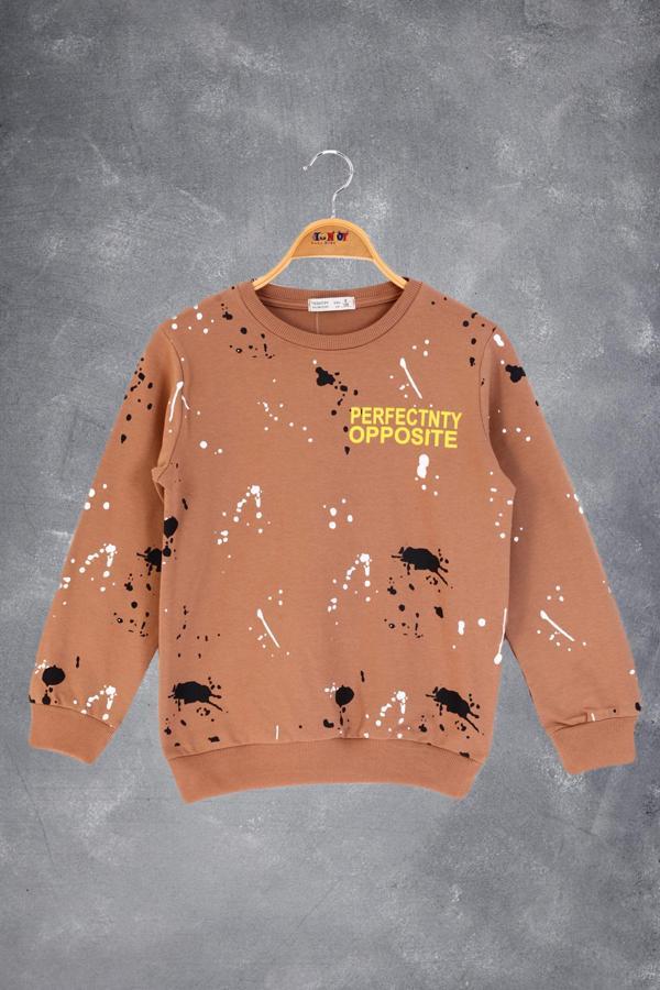 Toontoy Erkek Çocuk Baskılı Sweatshirt - Image 1