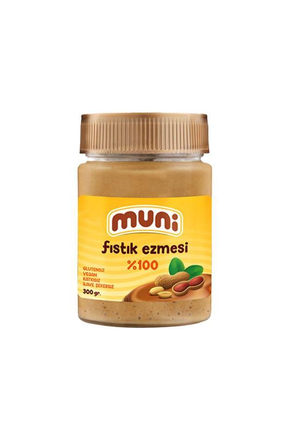 Muni %100 Fıstık Ezmesi, 300 G - Image 1
