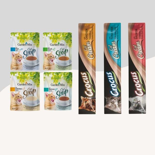 4lü Kedi Çorbası + 3lü Krema Ödül - Image 1