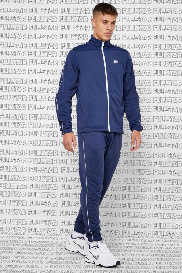 Nike Sportswear Classic Track Suit Navy Eşofman Takımı Lacivert  - Image 1