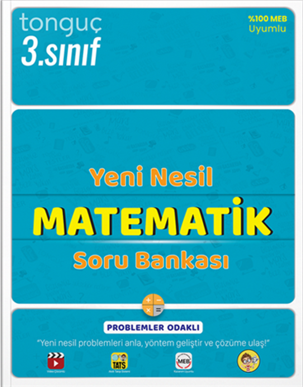 3. Sınıf Yeni Nesil Matematik Soru Bankası - Tonguç Yayınları - Tonguç Akademi - Image 1