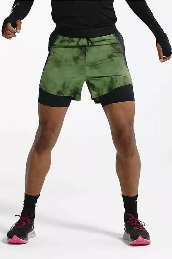 Nike Tech Pack 2-in-1 Running Erkek Şort Siyah Haki - Image 1