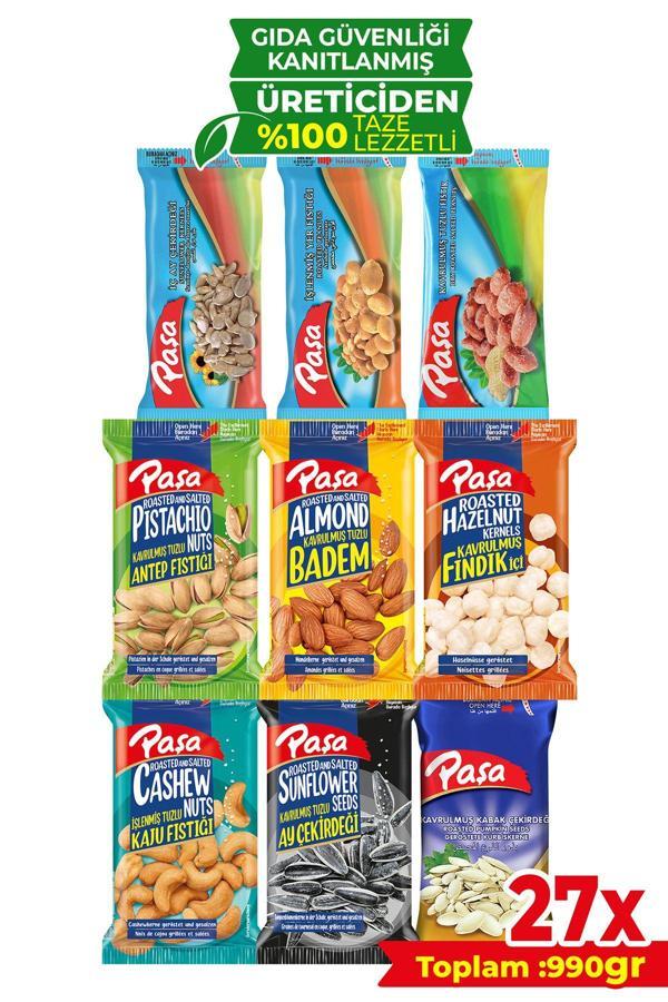 Lezzeti Keşfet Lüx Paket 990 gr - 27 Paket (NATUREL 1. KALİTE) - Image 1