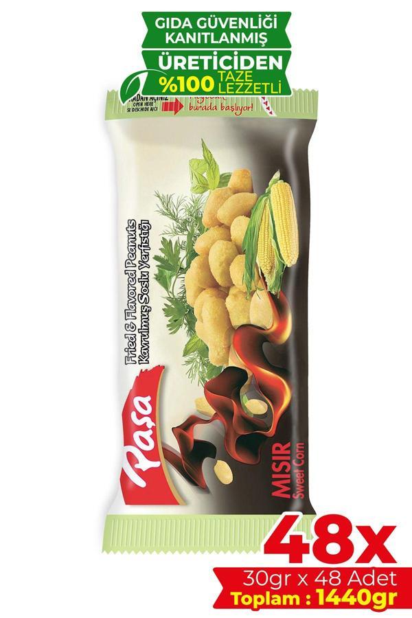 Kavrulmuş Mısır Soslu Yer Fıstığı 30 gr X 48 Adet (1440 GR) - Image 1