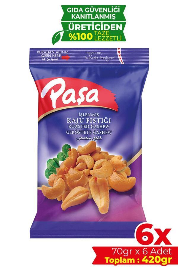 İşlenmiş Kaju Fıstığı 70 gr X 6 Adet (420 GR) - Image 1