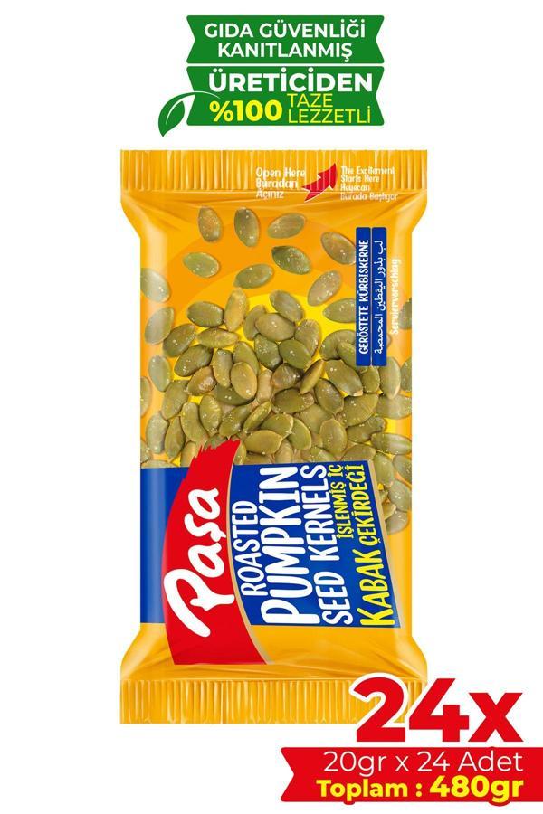 İşlenmiş İç Kabak Çekirdeği 20 gr x 24 Adet (480gr) - Image 1