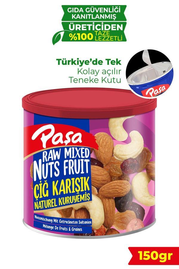 Çiğ Karışık Kuruyemiş Teneke Kutu 150 gr - Image 1