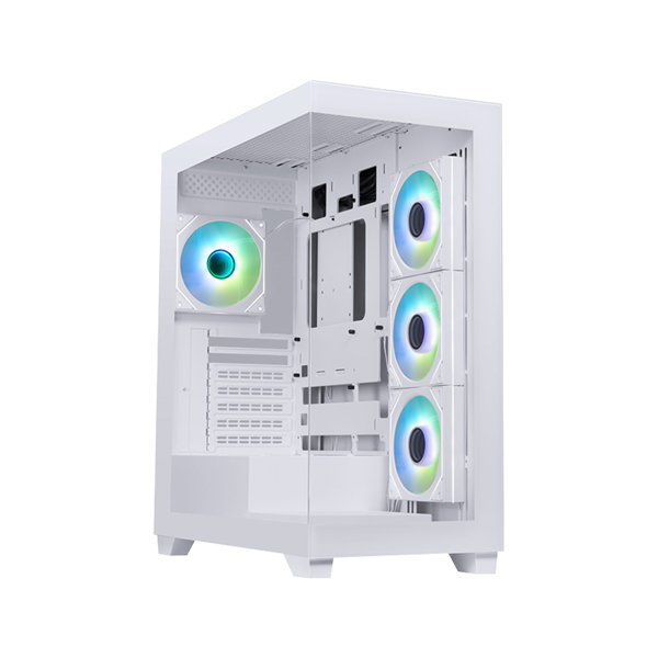BitFenix CUBE Premium 750W 80+ Bronze Tempered Glass ARGB USB 3.0 Mesh ATX Beyaz Kasa - Image 1