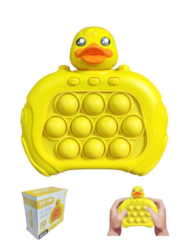 Popit Makinesi Işıklı Oyun Fast Push Pilli Fidget Kabarcık - Ördek - Image 1