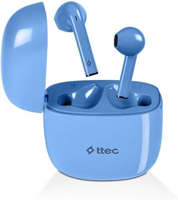 Ttec 2KM141B AirBeat Go Gerçek Kablosuz TWS Bluetooth Kulaklık Mavi - Image 1