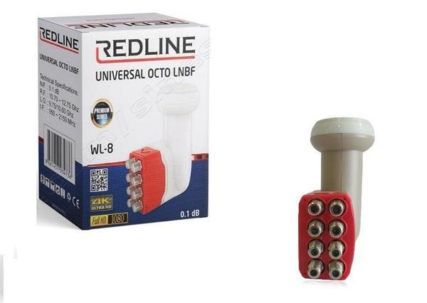 Redline 8 Çıkışlı Sekizli Elembi Lnb Full Hd 4K Uyumlu-0.1db - Image 1