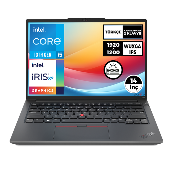 Lenovo ThinkPad E14 G5 i5-1335U 16GB 512GB SSD 14" WUXGA Freedos Taşınabilir Bilgisayar 21JK00P9TX - Image 1