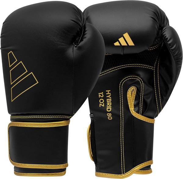 Adidas  ADIH80 Hybrid 80 Boks Eldiveni Kick Boks Eldiveni Siyah Altın - Image 1