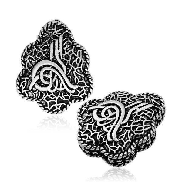 ​Gümüş İşlemeli Tuğra Tesbih İmamesi SL3796 - Image 1