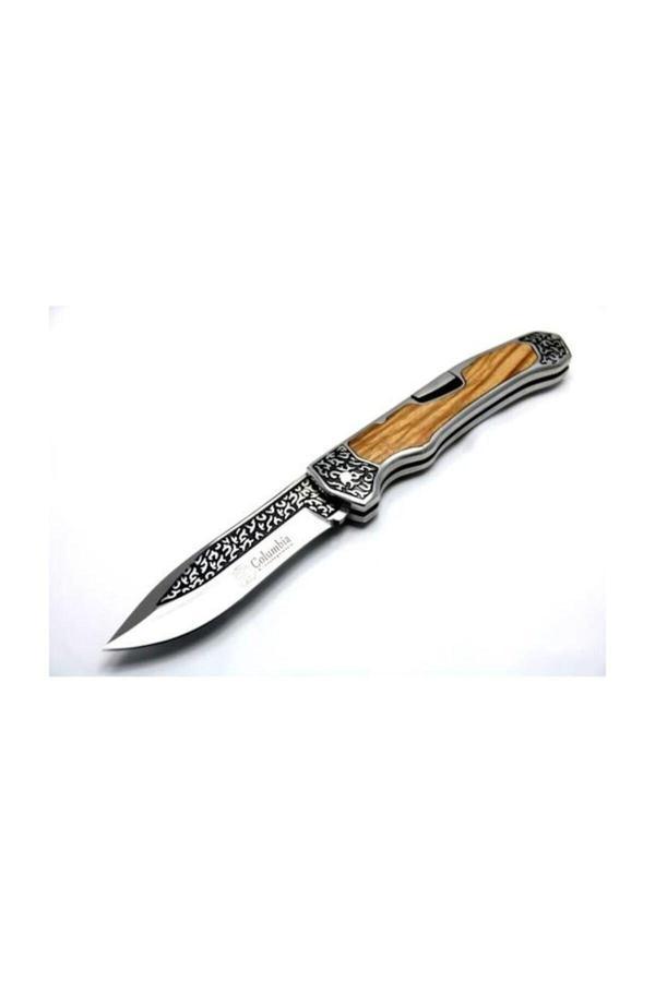 Columbia B3154-D Kamp Av Bıçağı Çakı Bıçak+ Taş Tesbih Hediye - Image 1