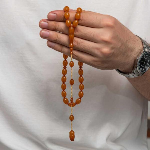 Sıkma Kehribar Tesbih SL8090 - Image 1