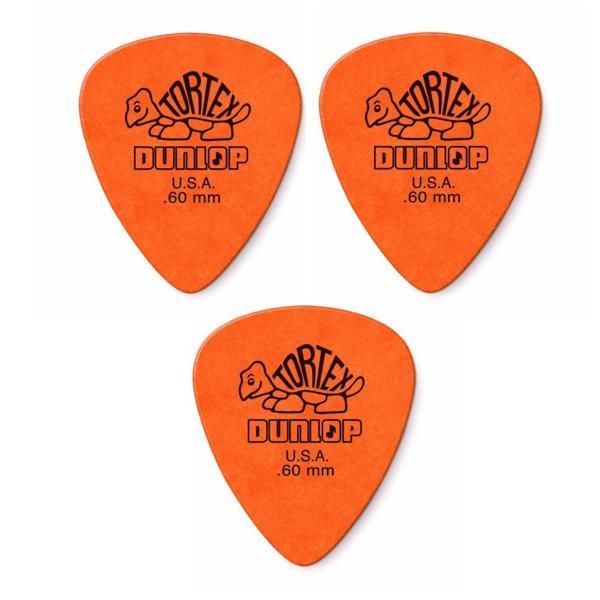 Jim Dunlop 418P.60 Tortex Standard 3 Adet Gitar Penası - Image 1