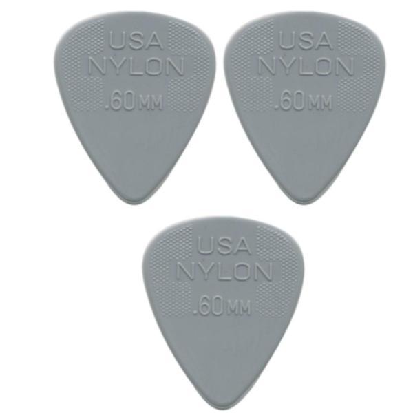 Jim Dunlop 462P.60 Nylon Standard 3 Adet Gitar Penası 0,60mm - Image 1