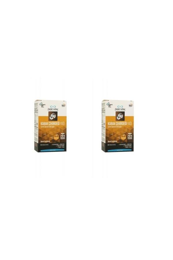 Zade Vital Kabak Çekirdeği Yağı 60 Kapsül 2'li Paket - Image 1