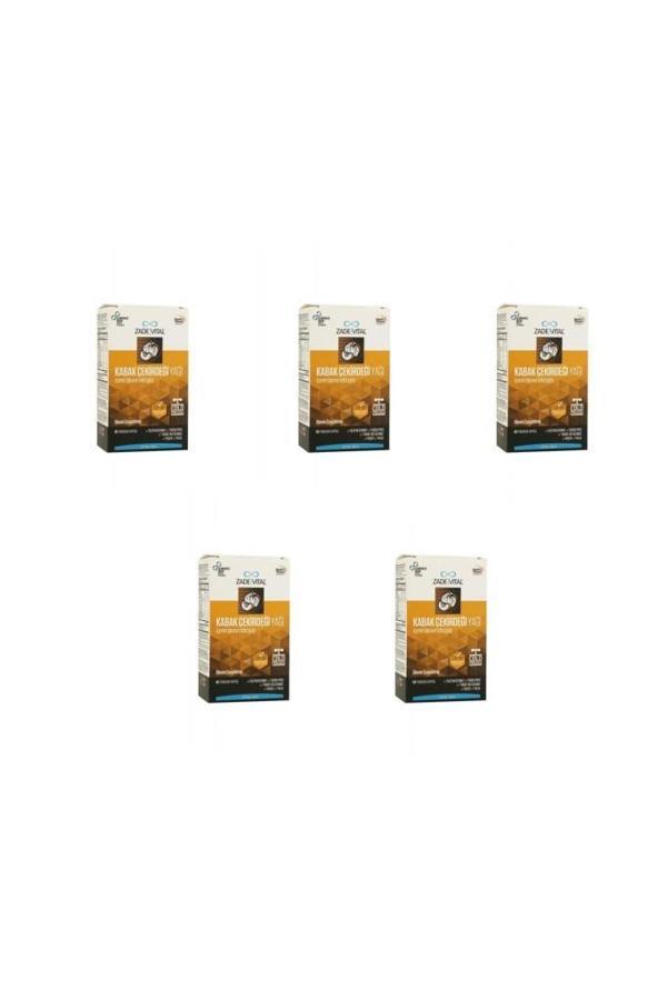 Kabak Çekirdeği Yağı 60 Kapsül 5'li Paket - Image 1