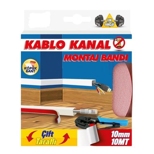 Kablo Kanalı Yapıştırma Bandı 10mmx10mt  - Image 1