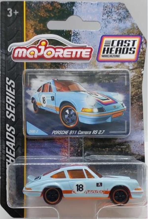 Majorette Castheads Series Porsche 911 Carrera RS 2.7 269E-3 - Image 1