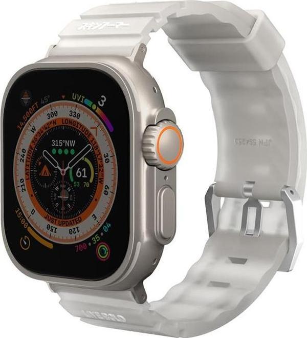 Skinarma Watch Akıllı Saat Kordonu 42mm New Shokku Silikon Strap Kayış Beyaz - Image 1