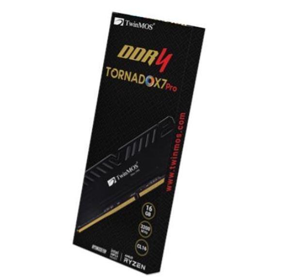 TWINMOS TMD416GB3200D16BKX7P 16GB (Tek Parça) DDR4 3200Mhz TornadoX7 Pro (Soğutuculu) PC Bellek - Image 1