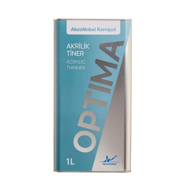 AkzoNobel Optima Akrilik Tiner Yavaş 1 Litre - Image 1