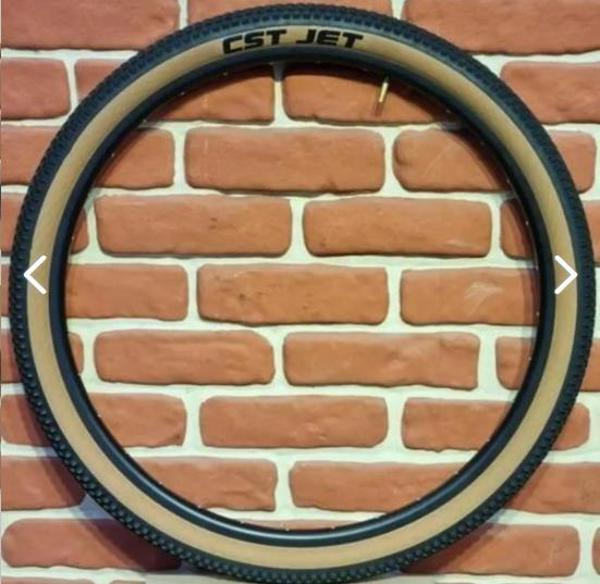 Dış Lastik Bisiklet Cst C1820 27.5x2,10 Kahverengi Yanak Amber Yanak - Image 1