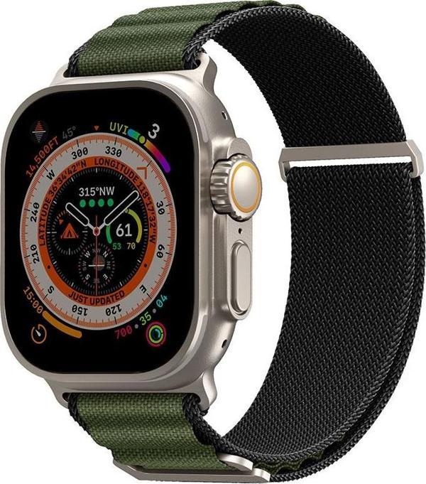 Skinarma Watch Akıllı Saat Kordonu Ultra 49mm Kordon Kobu Hasır Strap Kayış Olive - Image 1