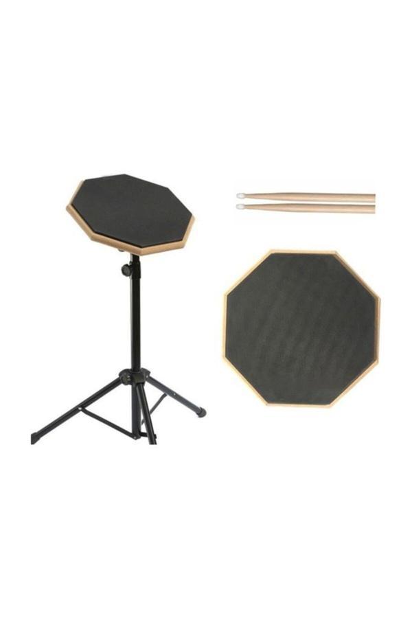 Donizetti Bateri Davul Drum Pratik Çalışma Pedi Ve Standı + Baget  - Image 1
