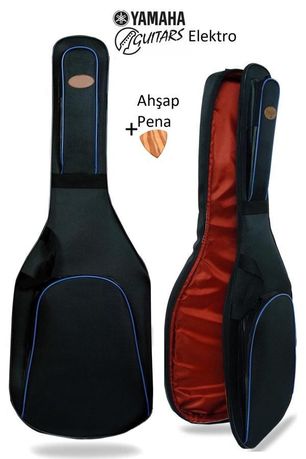 Yamaha Ultra Yüksel Korumalı Profesyonel 1. Sınıf Gigbag Elektro Gitar Kılıfı Ahşap Pena Hediye - Image 1