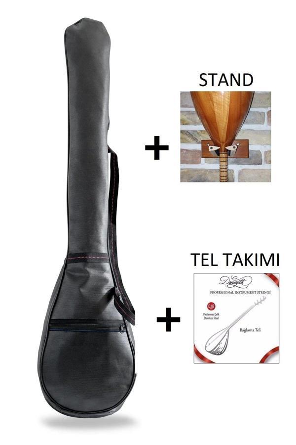 Donizetti Kısa Sap Baglama Saz Kılıfı Taşıma Cantasi - Duvar Askı Standı Ve Tel  Takımı Hediye - Image 1