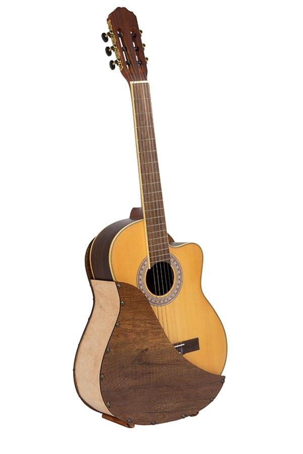 Donizetti Dekoratif Özel Giydirilebilir Tasarım Ahşap Gitar Standı - Kaliteye Düskünlenlere - Image 1